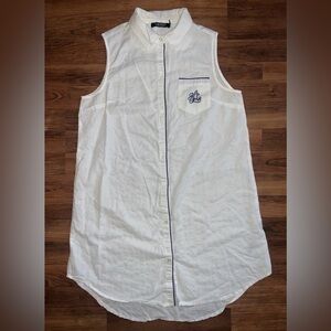 Ralph Lauren White monogram nightgown/Dress